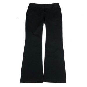 ANN TAYLOR Bootcut Pants Black Cotton 2P EUC